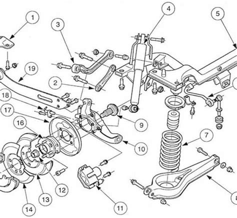 ford focus suspension diagram.